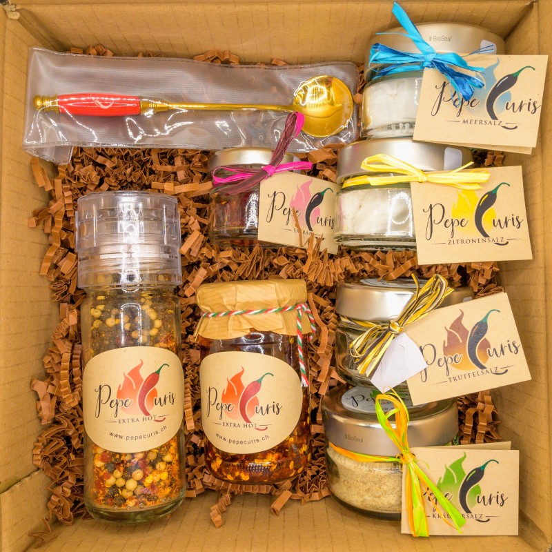 Cofanetto regalo "PepeCuris" - Sezione regali di spezie