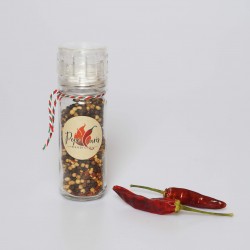 Pfeffermühle Chili: Mit Bio-Chili & Pfefferkörnern – Hot bis Extra Hot
