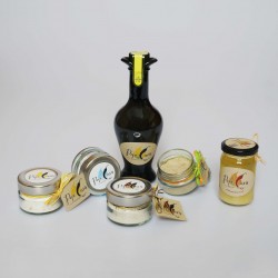 Grill-Geschenkset: 4 Gourmet-Salze, Olivenöl & Knoblauchöl Aglio-Olio