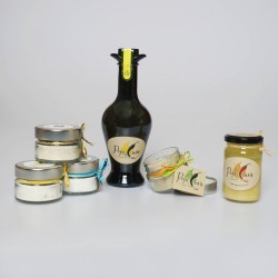 Grill-Geschenkset: 4 Gourmet-Salze, Olivenöl & Knoblauchöl Aglio-Olio