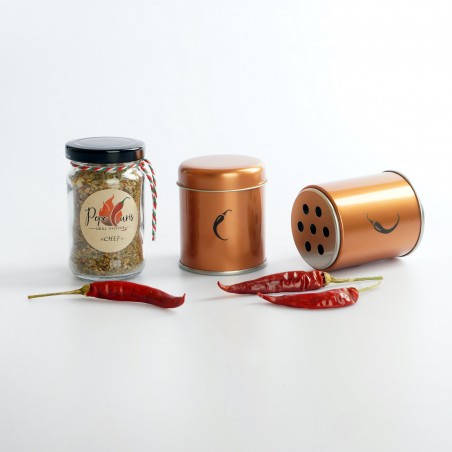 Grillpfeffer und Gewürzstreuer Kupfer Farbe Kombi-Set