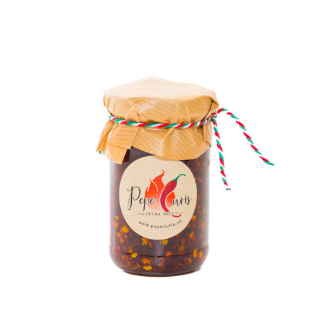 Huile de piment/sauce au piment/hotsauce, Peperoncini dans de l'huile, disponible en 110 ml, 210 ml ou 350 ml - Essayez maintena