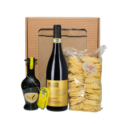 Amarone Wein Geschenkset: Olivenöl aus Sardinien & Premium Pasta