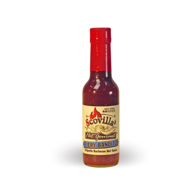 Scovillas Barbecue Sauce FIERY BANDITO Chipotle, 148ml Scovillas Barbecue Sauce FIERY BANDITO Chipotle, 148ml