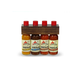 Scovilla Hot Sauce Set: 4er Pack BBQ-Saucen von mild bis extrem scharf