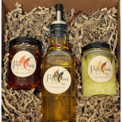 Sauce piquante/huile de chili/sauce épicée, huile d'ail, huile de truffe